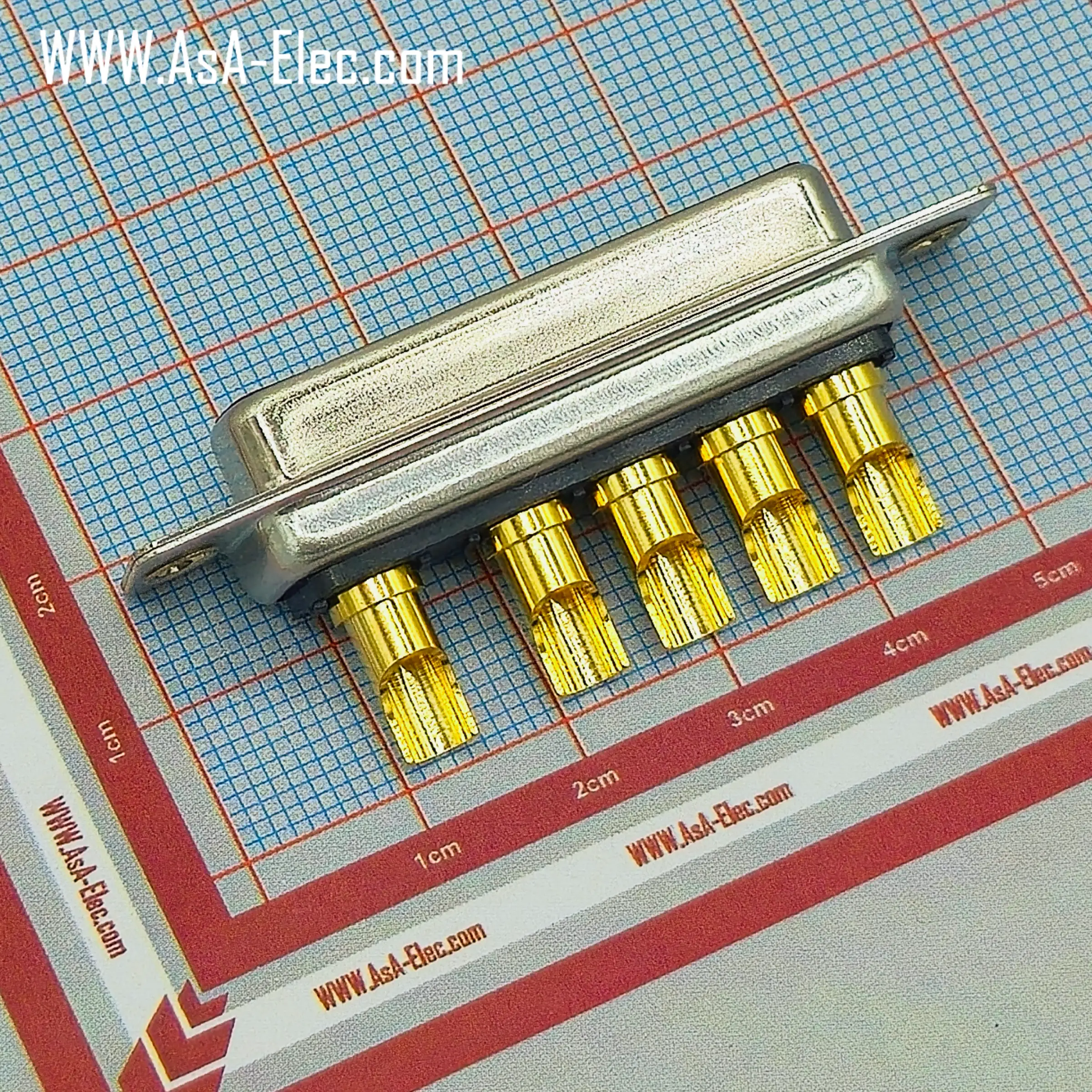 POWER D-SUB 5W5 SOLDER CUP-FEMALE 
